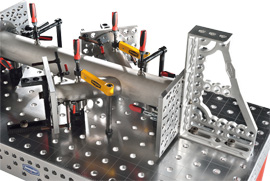 3D-Schweißtisch - Detail